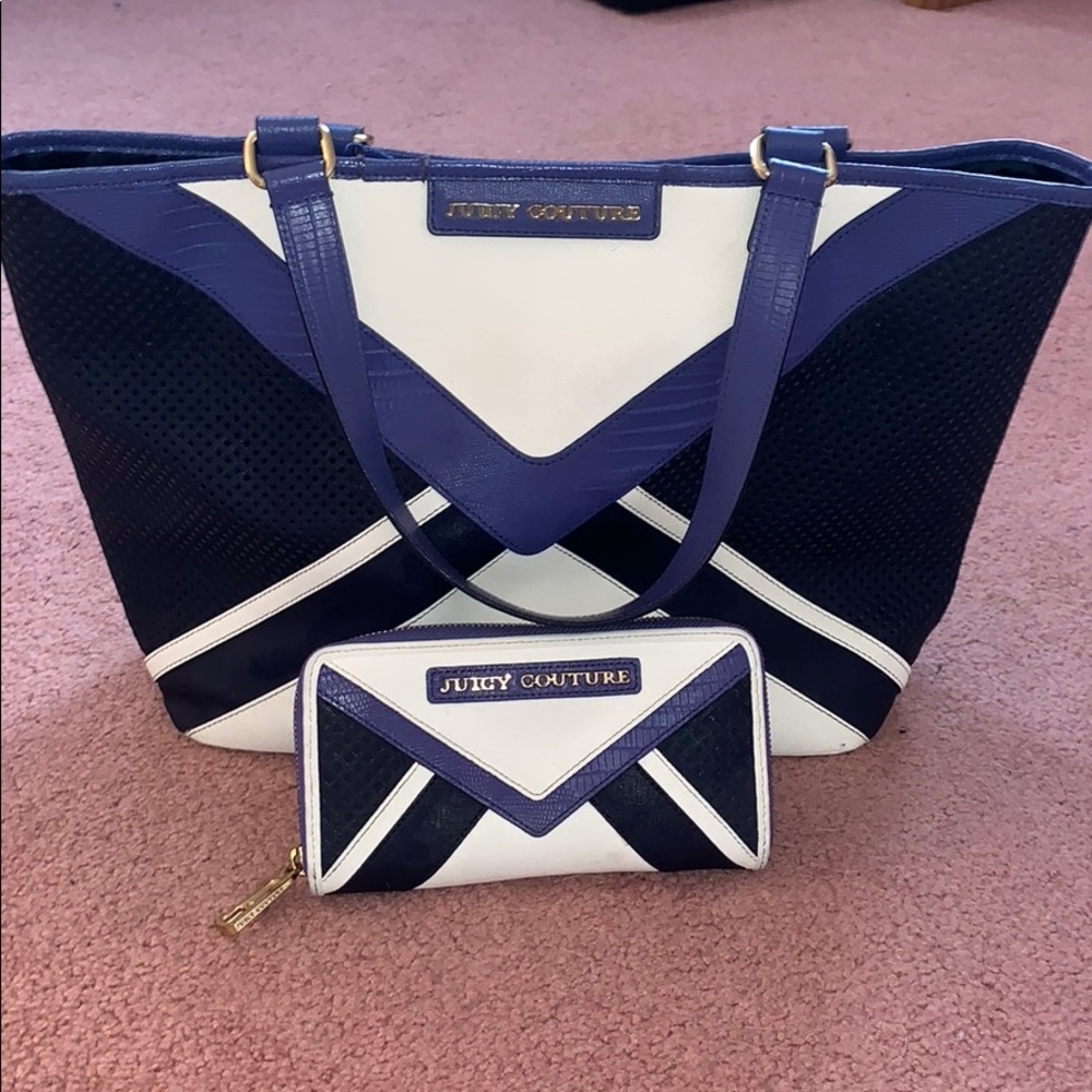 Juicy couture purse and wallet